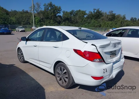 2016 Hyundai Accent Se z USA, uszkodzony, nr VIN KMHCU4AE0GU049958